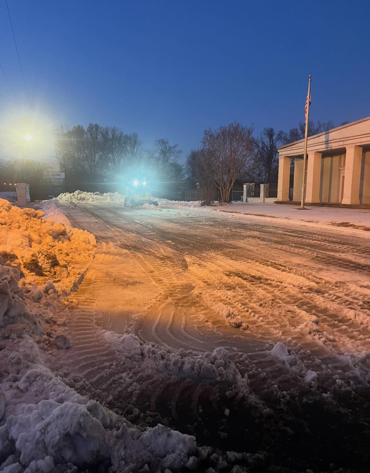 Cleared after dark